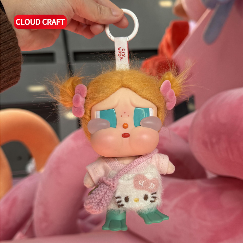 适用crybaby哭娃娃衣粉色毛绒kitty套装哭娃搪胶毛绒玩偶衣服着替,模玩/动漫/周边/娃圈三坑/桌游,棉花娃娃/毛绒玩具娃衣,淘宝优惠券,粉丝福利购,淘宝优惠卷