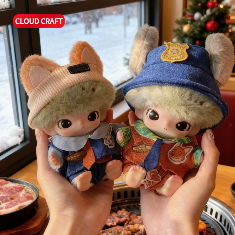 适用dimoo娃衣狐狸尼克套装DIMOO新生日记系列通用衣服着替服