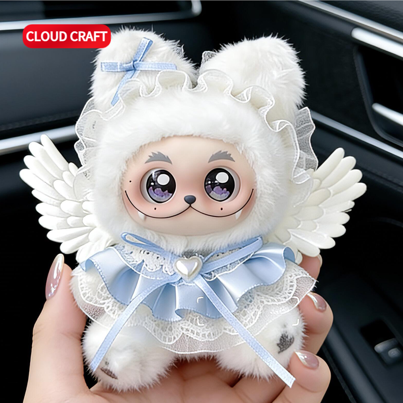 适用范趣町GISMOW留白娃衣可爱天使套装小憨包联盟毛绒玩偶衣服