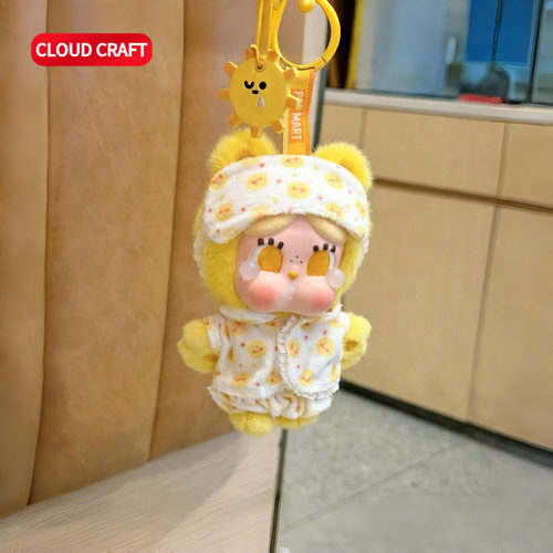 适用哭娃Care Bear联名系列娃衣睡衣套装可爱欢乐熊活力熊着替