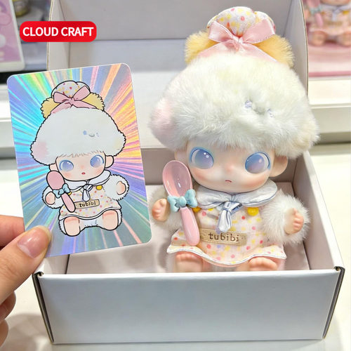 适用dimoo新生日记娃衣可爱波点厨房衣套装搪胶毛绒公仔衣服着替