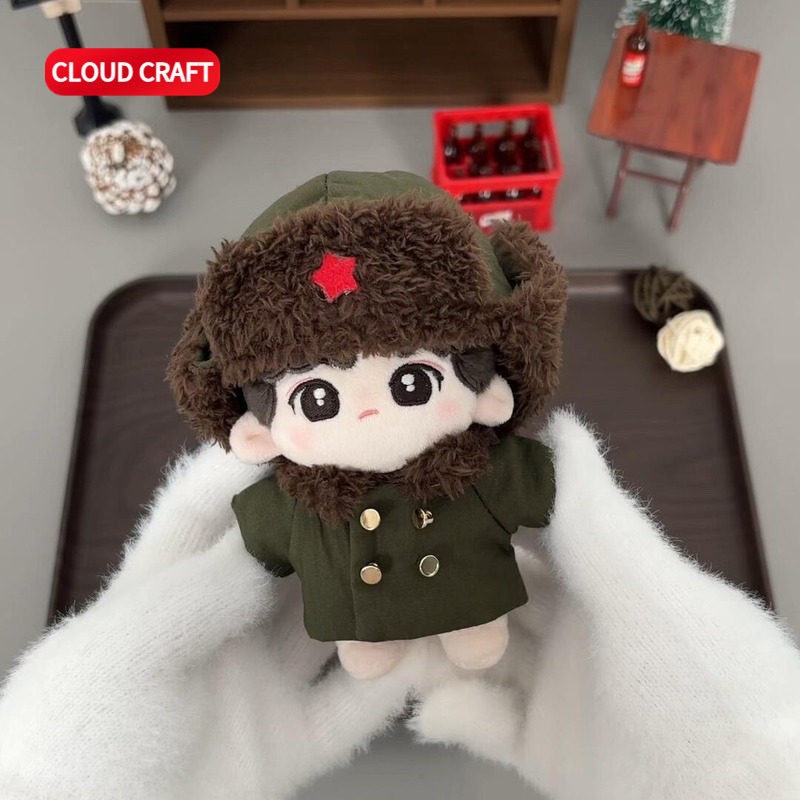 适用棉花娃娃娃衣军大衣套装雪原暖居系列10CM棉花娃娃衣服着替,模玩/动漫/周边/娃圈三坑/桌游,棉花娃娃/毛绒玩具娃衣,淘宝优惠券,粉丝福利购,淘宝优惠卷