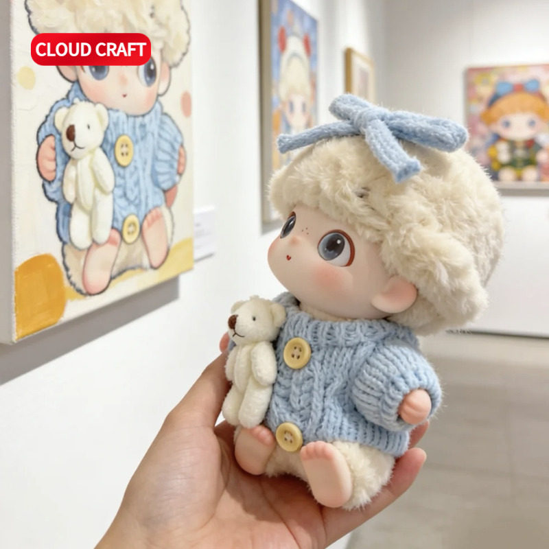 适用DIMOO娃衣新生日记系列可爱针织毛衣套装搪胶毛绒玩偶替换装,模玩/动漫/周边/娃圈三坑/桌游,棉花娃娃/毛绒玩具娃衣,淘宝优惠券,粉丝福利购,淘宝优惠卷
