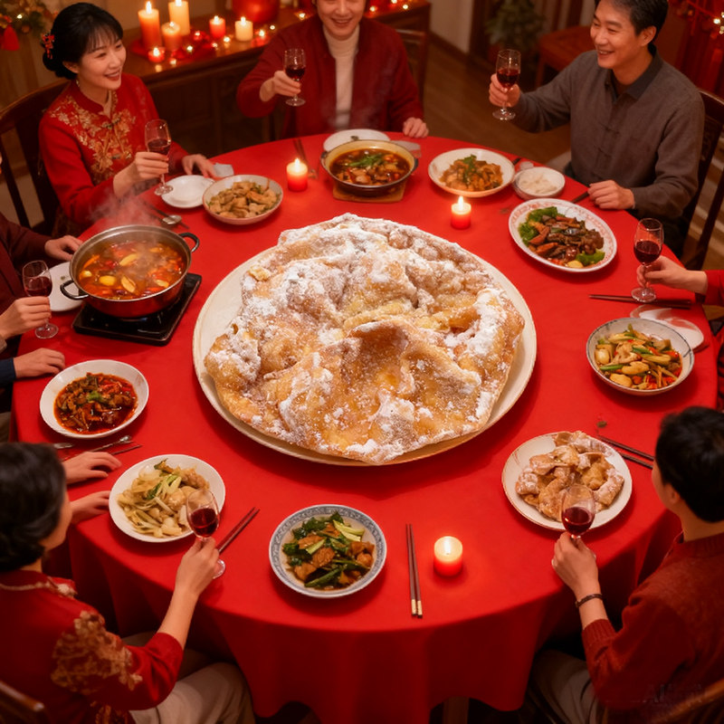 增城客家人传统油糍休闲袋装广式10饼1袋木柴头年货糕点油炸面饼