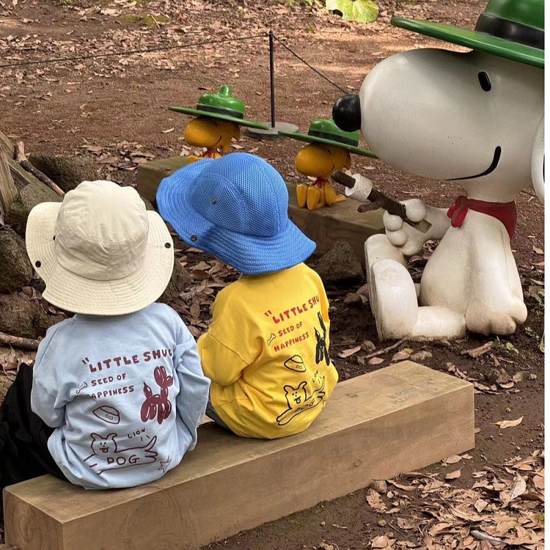 宝宝纯棉长袖t恤男女童卡通内搭