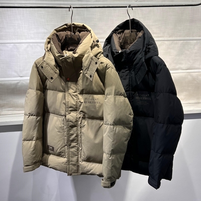 短款面包服男冬季加厚保暖羽绒服