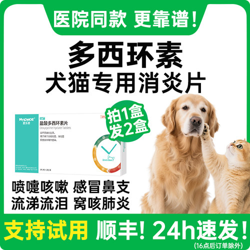 咳多西环素狗狗感冒药流鼻涕干呕
