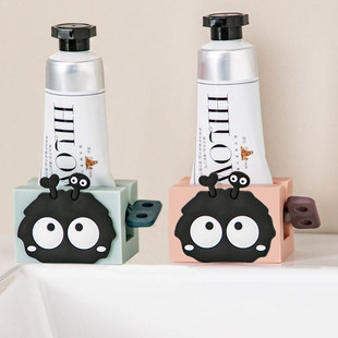 煤球挤牙膏神器洗面奶颜料新款挤压器护手霜牙刷手动夹卫生间简约