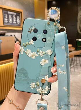 适用华为畅享70Pro手机壳CTR-AL20保护套Plus硅胶Hi软70X活力尊享版80斜挎背带腕带全包防摔女款挂绳挂脖男5G