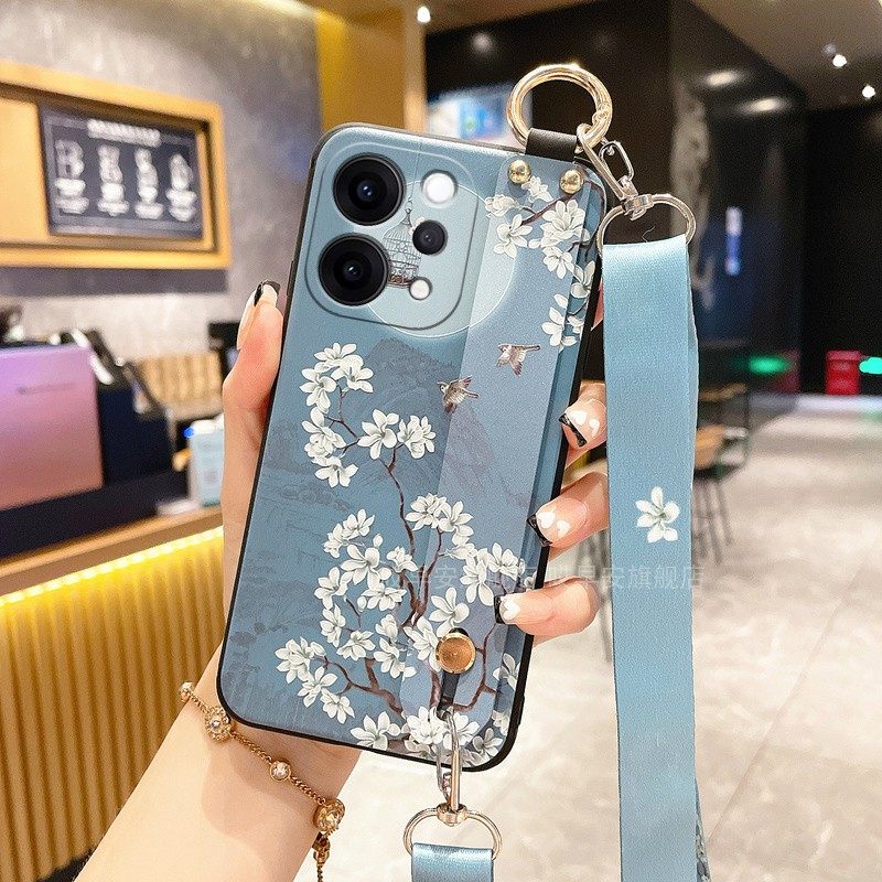 适用vivo S50手机壳S30保护S60套S20硅胶S19腕带S18全包S17防摔S16斜挎S15背带S12挂绳S10Pro挂脖男S9女S7/E