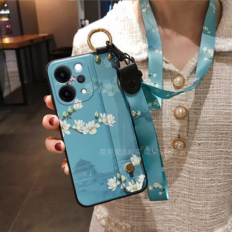 适用vivo S50手机壳S30保护套S20硅胶软S19腕带S18全包S17防摔S16手腕绳S15提带S12挂绳S10Pro男S9女S7挂脖E