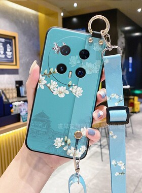 适用荣耀Magic8手机壳BKQ-AN80保护套90魔术8腕带支架magic7斜挎背带6全包防摔5Pro女新款带挂绳挂脖子国风男