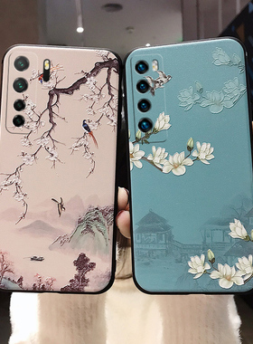 适用华为nova11/12/7/8/9手机壳13活力版10硅胶6SE软壳5Z保护套5pro/5i带14挂绳4防摔4e女款z挂脖子3i/2s国风