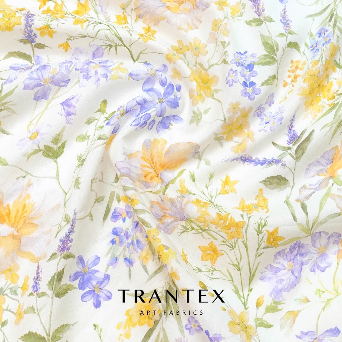 60*80s液氮长绒棉丝滑丝光全棉印花服装连衣裙布料面料度假时光