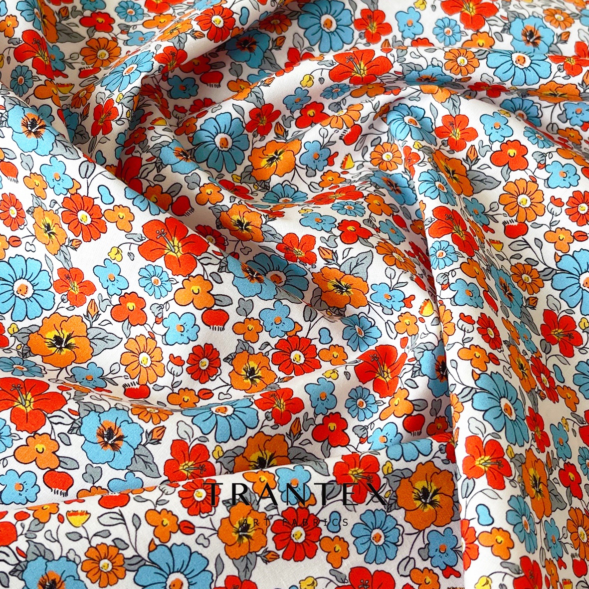 纯棉diy手工碎花婴童装衬衣布料