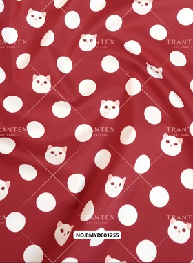 ⭐️白猫圆点红色 展示链接／观看直播录屏／联系客服上定制链接