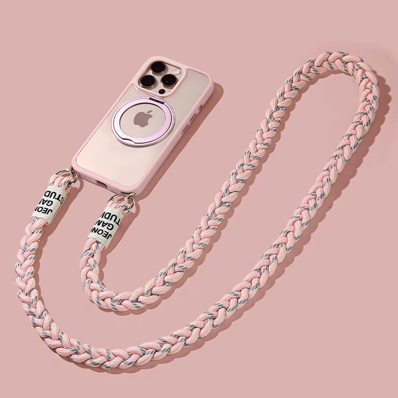 苹果16手机壳iphone15promax磁吸支架16pro全包防摔16pm带挂绳斜跨保护套ip14硅胶超薄透明支点外壳por女新款