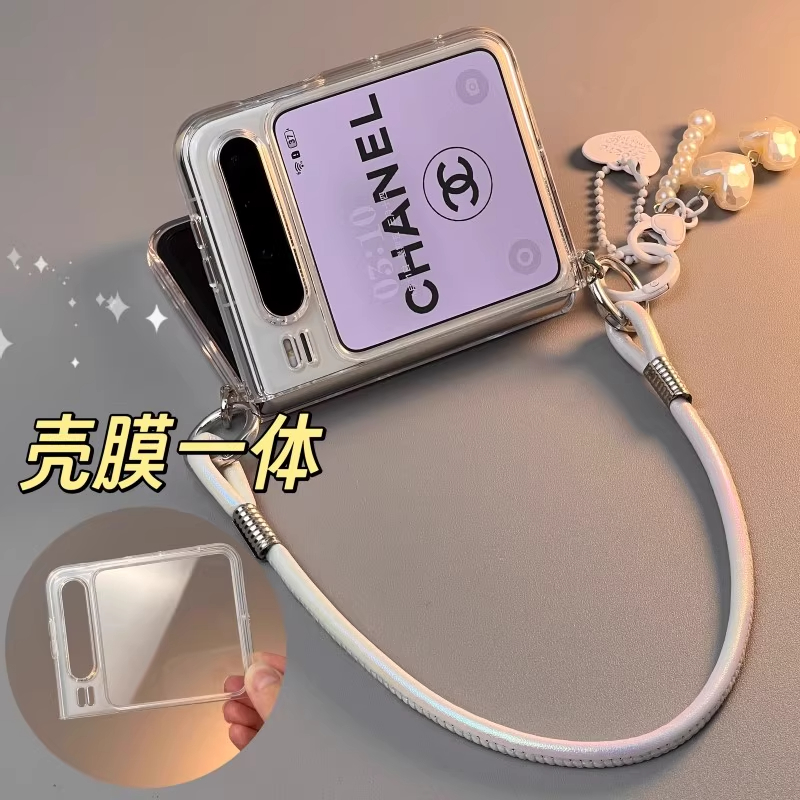 适用华为purax手机壳新款壳膜一体Pura X典藏版中轴铰链全包防摔透明保护套purax阔小折叠屏带手提斜挎女外壳