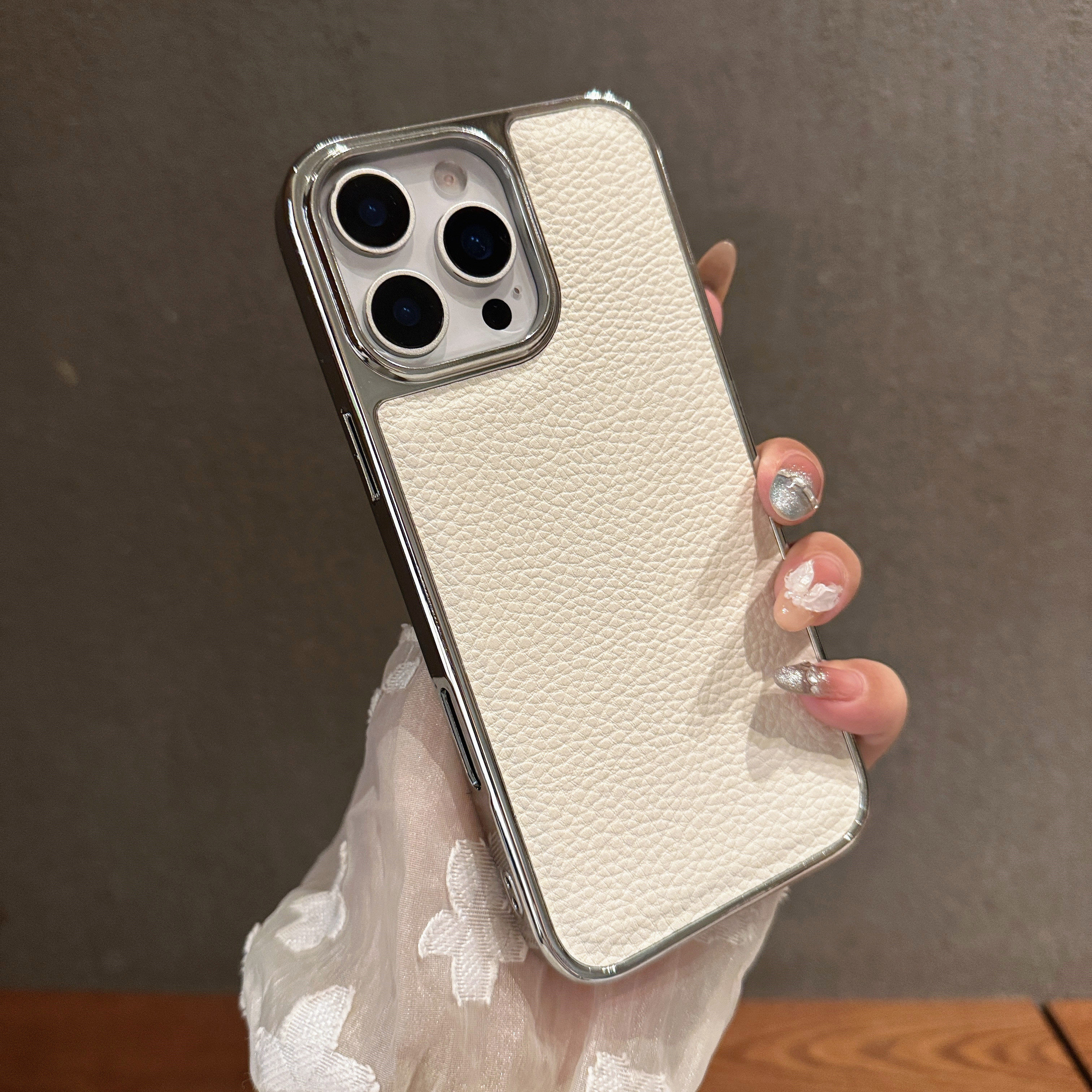 适用苹果17promax手机壳iphone16pro新款荔枝纹皮质保护套15plus全包防摔14pm超薄13高级感12情侣男女11外壳p