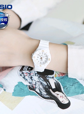 卡西欧手表男女学生儿童休闲防水运动款石英表LRW-200H礼物送女生