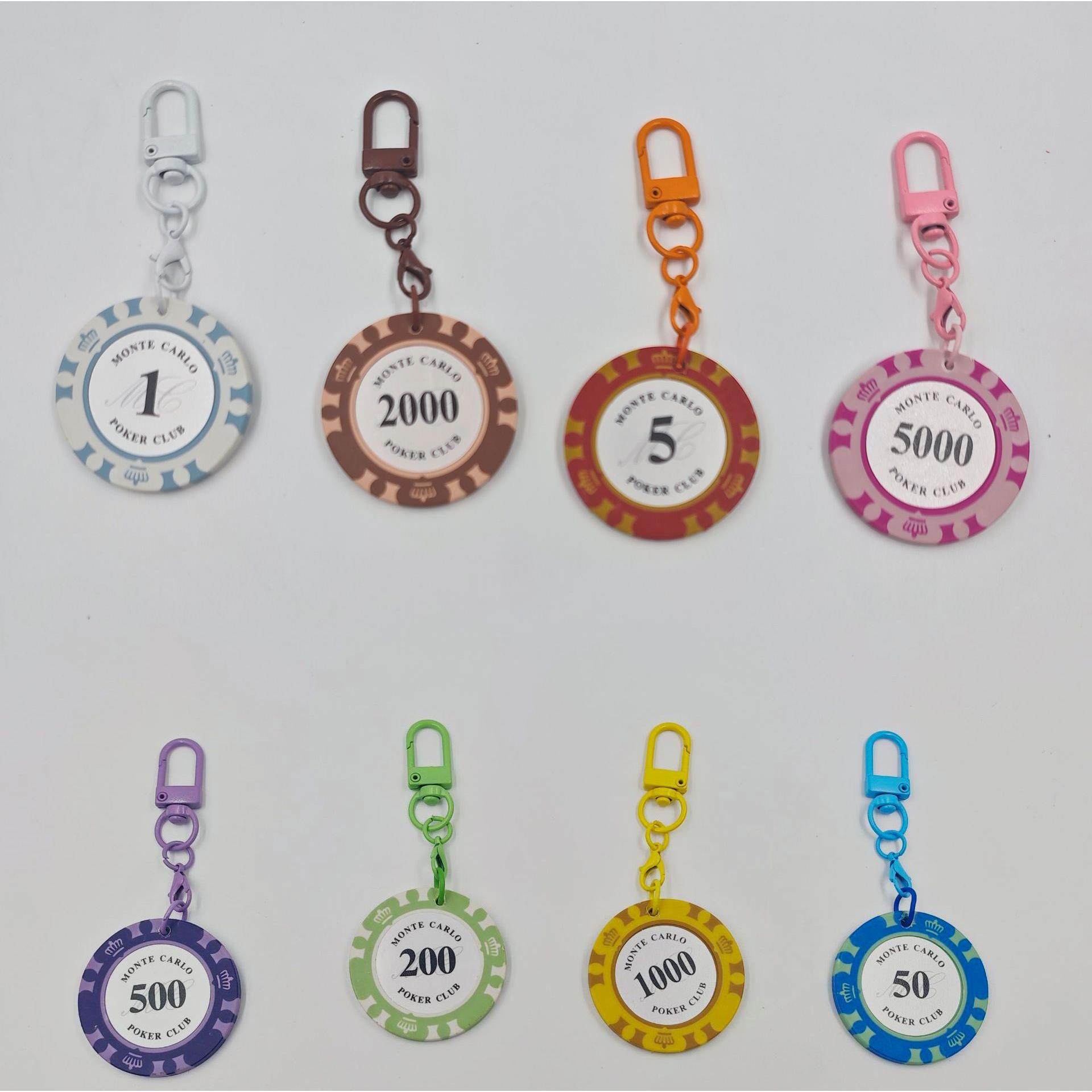 筹码同款钥匙扣骰子挂饰miu系包配饰吊坠挂件孤注一掷配件饰品挂,节庆用品/礼品,钥匙扣,淘宝优惠券,粉丝福利购,淘宝优惠卷