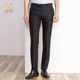 卡奴迪路 裤 秋男时尚 条纹商务西装 潮流西裤 CANUDILO
