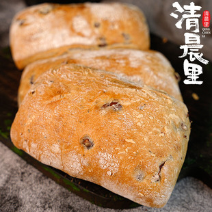 主食代餐饱腹 硬欧三明治面包体西式 清晨里 菌菇黑松露恰巴塔意式