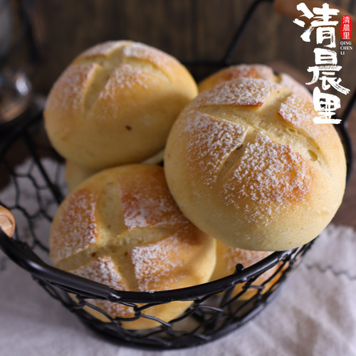 清晨里无油无蔗糖大米轻食软欧包