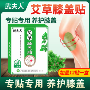 新包装1盒12贴武夫人艾草艾灸贴