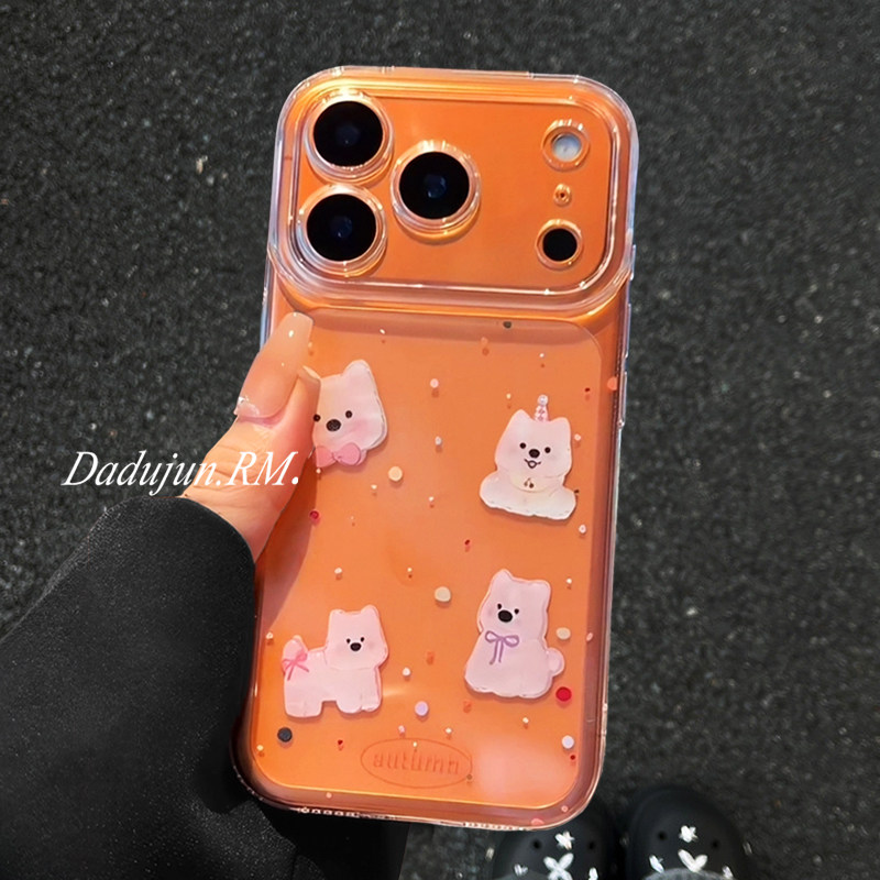 ins韩系卡通可爱小狗适用苹果17promax手机壳西高地新款iphone16promax全包防摔15pro高级透明硅胶17保护套软,3C数码配件,手机保护套/壳,淘宝优惠券,粉丝福利购,淘宝优惠卷