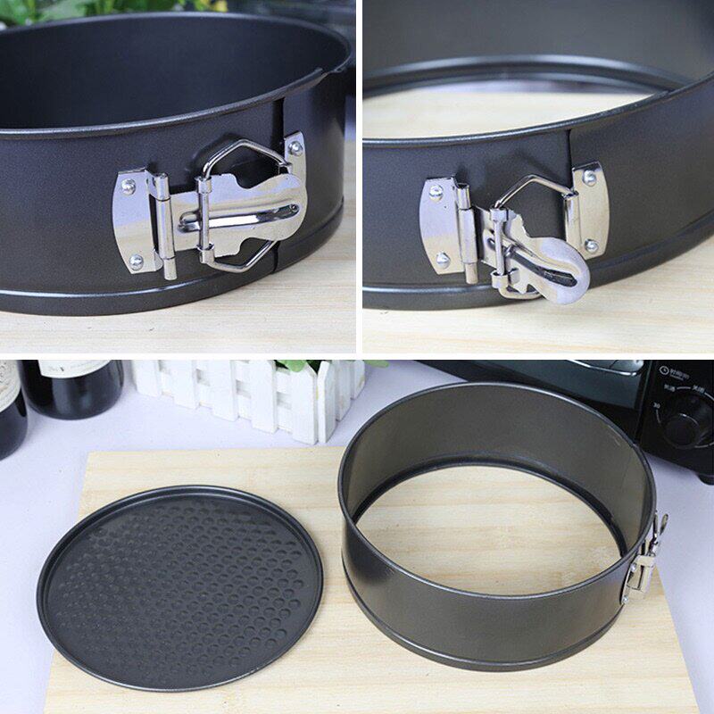 极速4 Sizes Nonstick qBaking Moulds Carbon Steel Mousse Ring