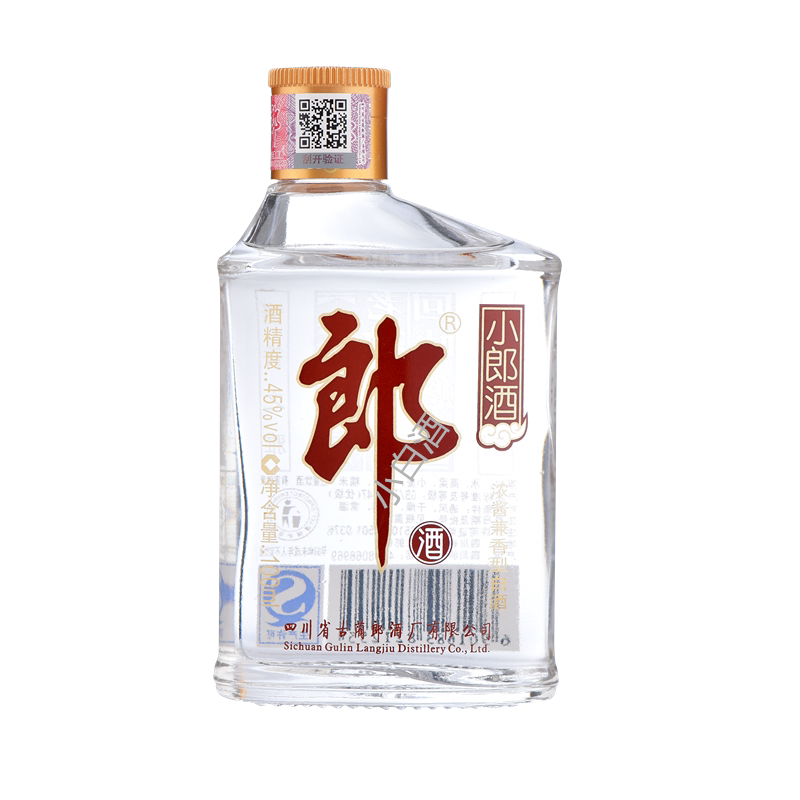 郎酒小郎酒45度100ml*6瓶兼香型白酒歪嘴郎贵宾郎粮食酒小酒版