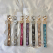 百搭小物件金属链条手机挂件装 饰适用于手机壳结实耐用手链潮流个性 女款 时尚 手机链钥匙扣ccd包包挂手腕式 437