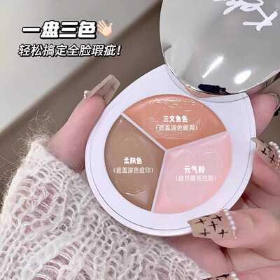 胖东来同款推荐小银蛋三色遮瑕膏