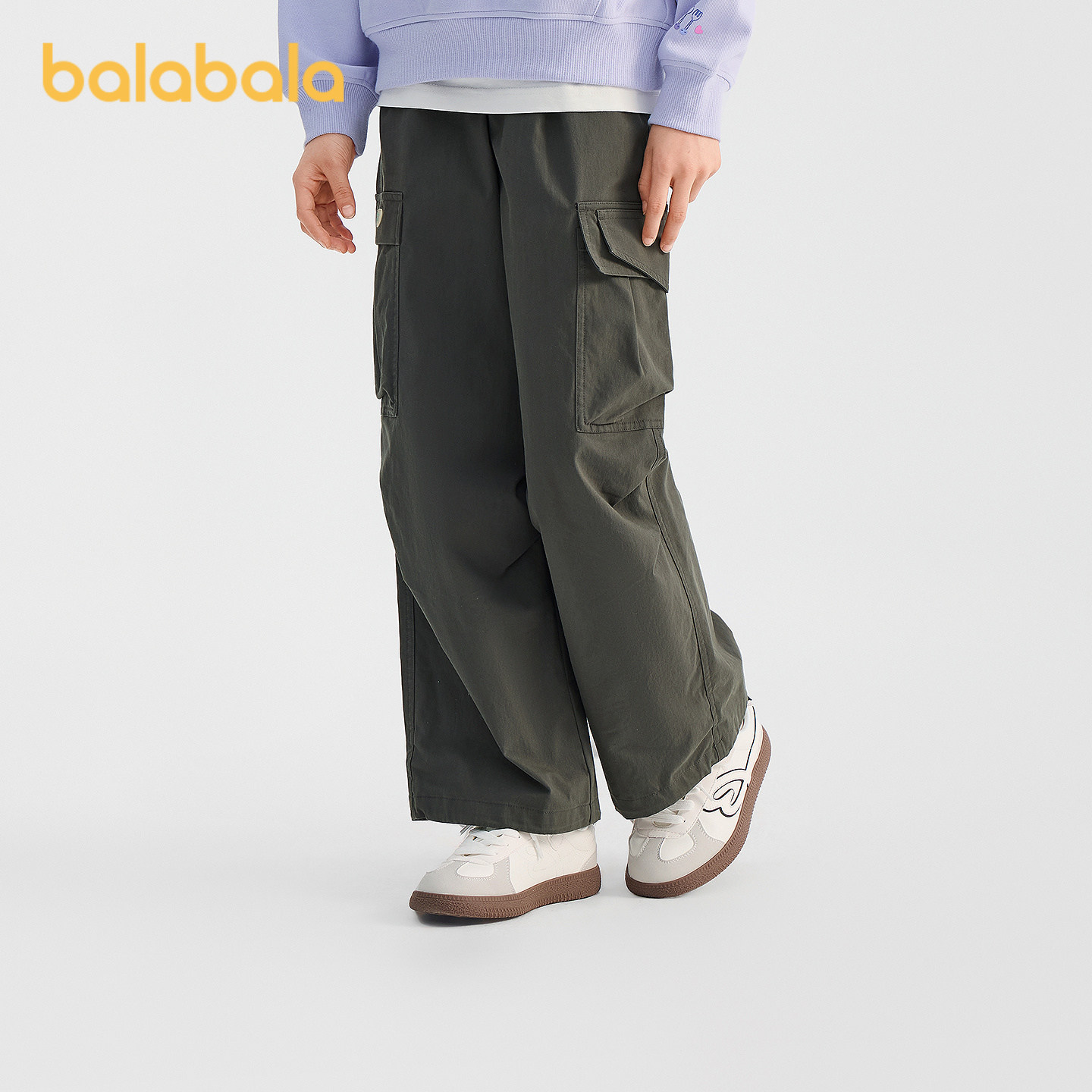 【商场同款】巴拉巴拉童装女童长裤儿童裤子2026新款春季降落伞裤,童装/婴儿装/亲子装,工装裤,淘宝优惠券,粉丝福利购,淘宝优惠卷