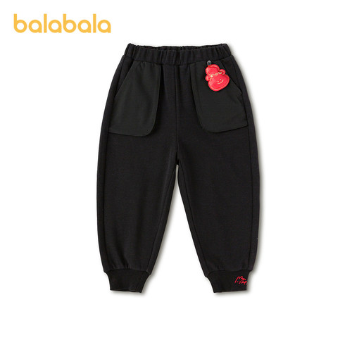 巴拉巴拉长裤男童微宽松廓形裤子