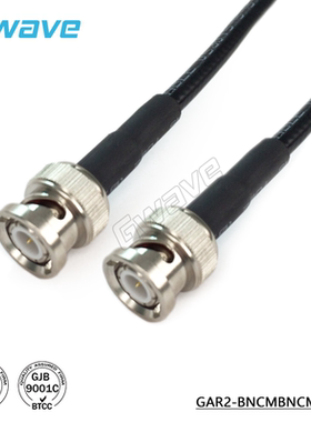 谷波互连BNC公-BNC公射频连接线RG223柔性电缆组件 BNC-J DC-3GHz