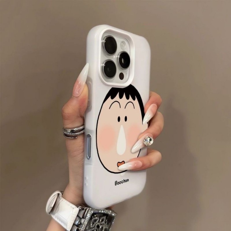 新款糖果色二合一防摔磨砂高级感时尚手机壳