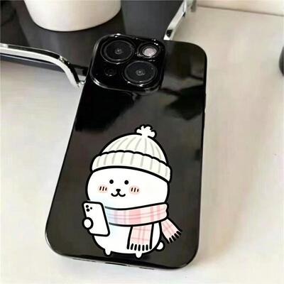 卡通围脖小熊适用于IQOOz10手机壳z9/z8/z7/z6新款iqooneo11亮面IQOOu5防摔IQOO15/13/12/11情侣款neo3保护套