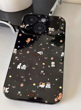 适用于OPPOa58手机壳a32/a72/a93s防摔reno7/8/9/10新款reno11pro卡通猫狗Findx6x5x3软硅胶a2m时尚保护套