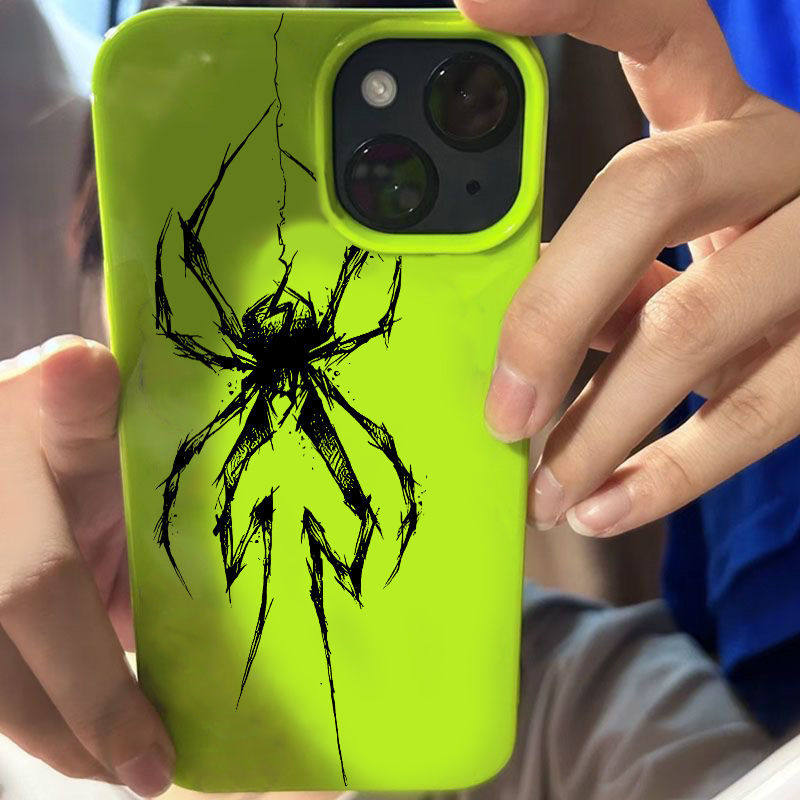 潮酷ins蜘蛛适用于iphone15手机壳苹果14pro新款13