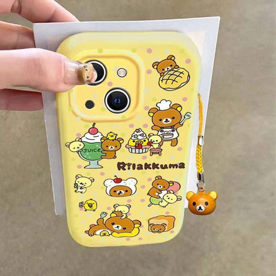 可爱甜品小熊适用于OPPOA3pro手机壳a53/a58/a93新款reno11/10/9全包k12x时尚Findx7防摔真我GTneo6/5se软套