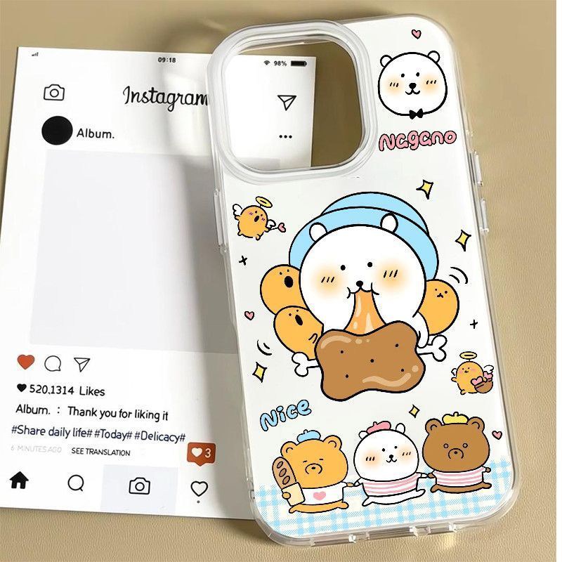 防摔 白底IMD 高颜值