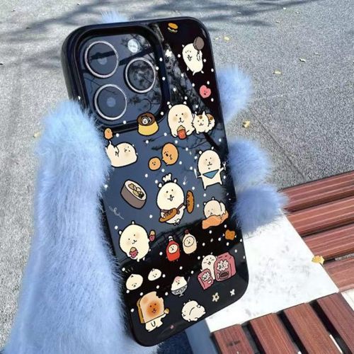 全包式 亮黑 ins风