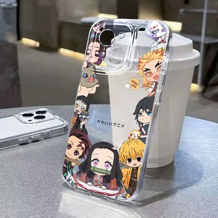 动漫鬼灭之刃适用于OPPOA3pro手机壳reno13/12/11/10硅胶Findx8x7x6x5全包a35/a58/a72/a93/a97情侣k12保护套