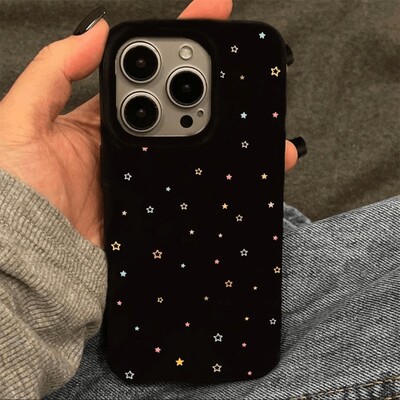 韩系小众星星适用于荣耀x10x30x40手机壳90/80/70新款200/3000防摔play7Tpro高级mgaic7畅玩50/60plus保护套