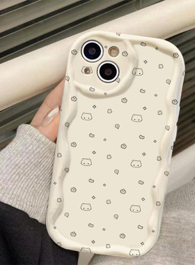 ins线条猫咪适用于OPPOk10k11k12手机壳a32/a53/a58/a93新款Findx8x7x6防摔reno13pro全包a2/a3pro男女保护套