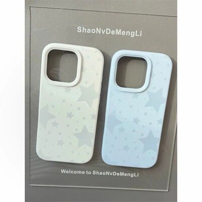 韩风小众星星适用于vivos20手机壳s19/s18/s17pro液态大孔y33s/y53s/y78防摔IQOOneo10创意z8/z9turbo保护套