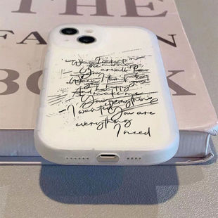 y31s全包x90x80x70x60防摔s12pro新款 涂鸦简约英文适用于vivoy100i手机壳y85 y52s y70s s15s16s18保护套 y77