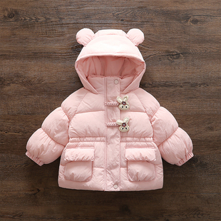 棉袄 加厚加绒棉服可爱宝宝棉衣儿童外套冬季 百搭新款 女童洋气冬装
